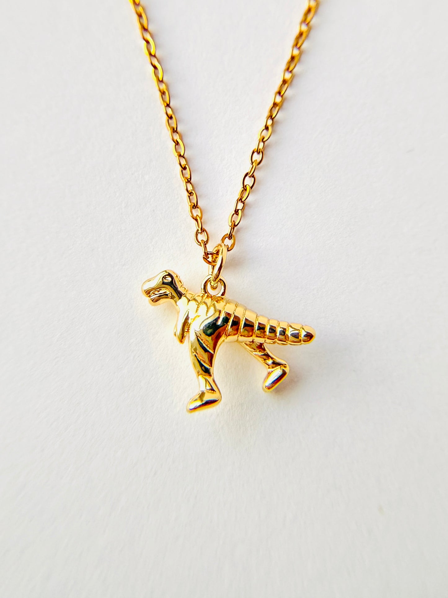 T-Rex Charm Necklace