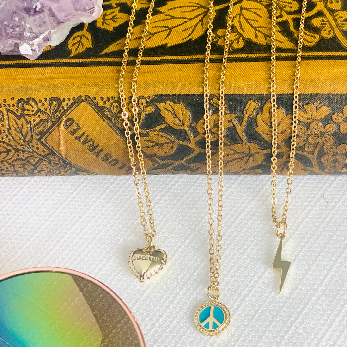 Lightning Bolt Charm Necklace