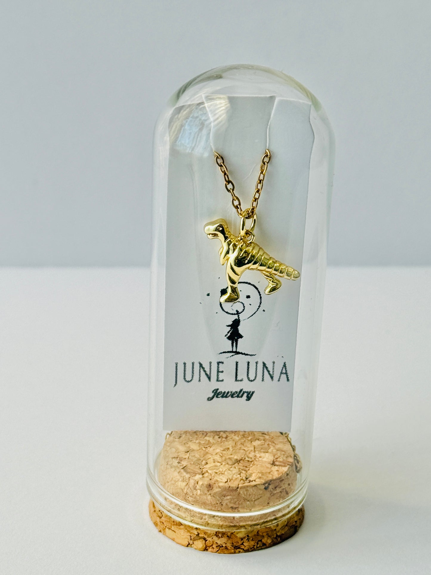 T-Rex Charm Necklace
