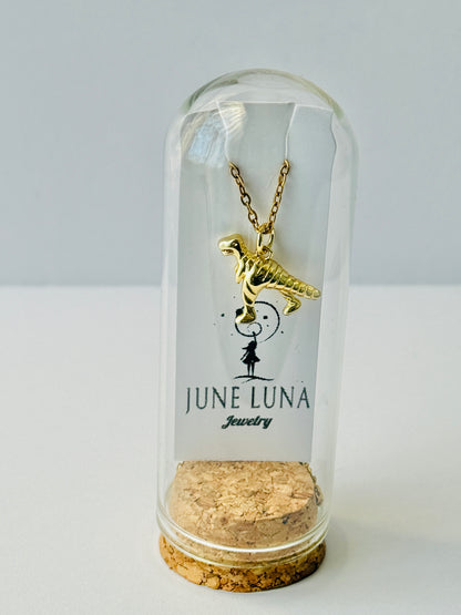 T-Rex Charm Necklace
