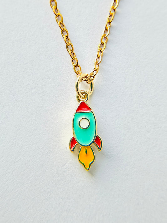 Rocket Charm Necklace