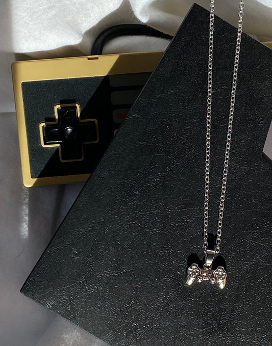 Silver Game Controller