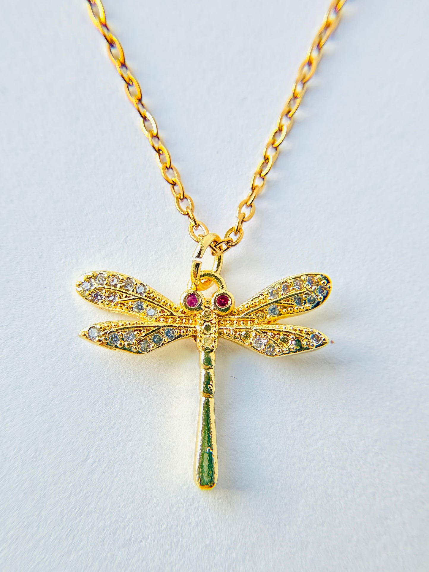 Dragonfly Charm Necklace