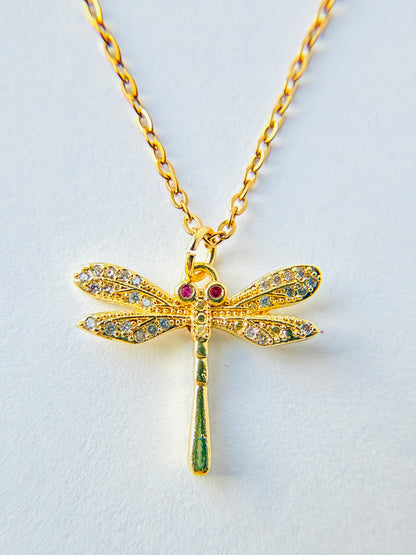 Dragonfly Charm Necklace