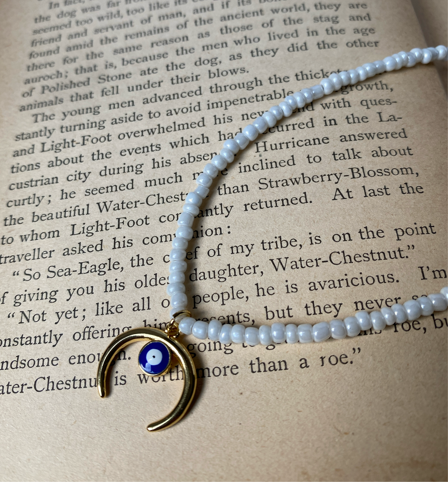 Crescent Moon Evil Eye 🧿