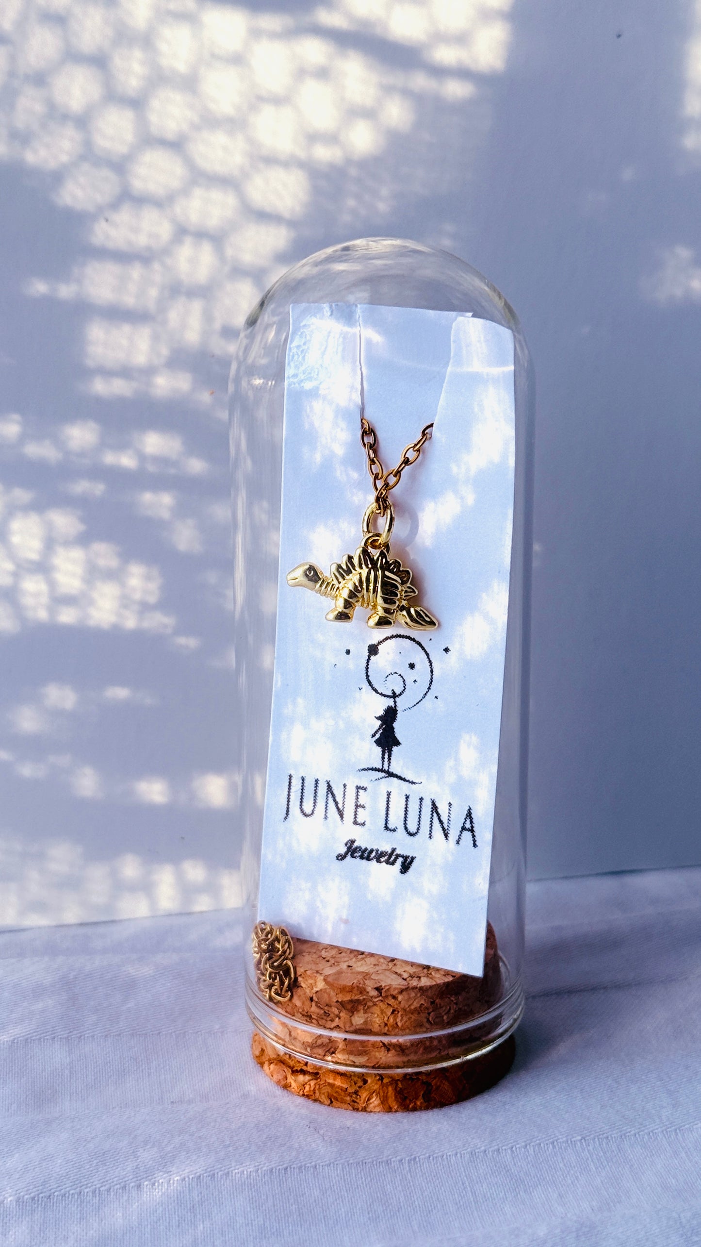 Stegosaurus Charm Necklace