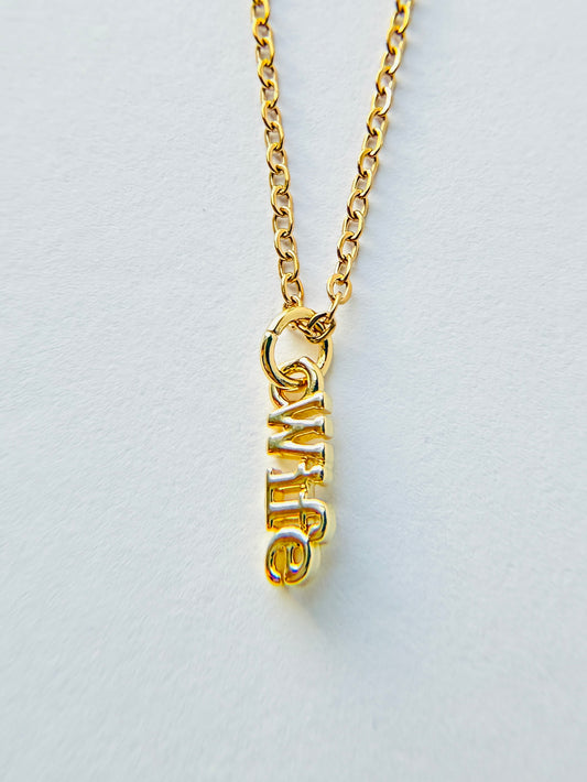 Wife Charm Necklace