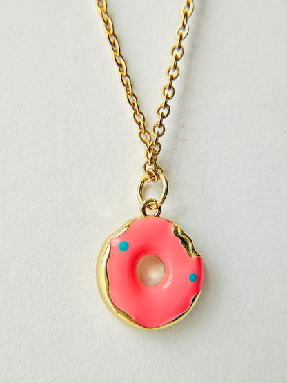 Donut Charm Necklace