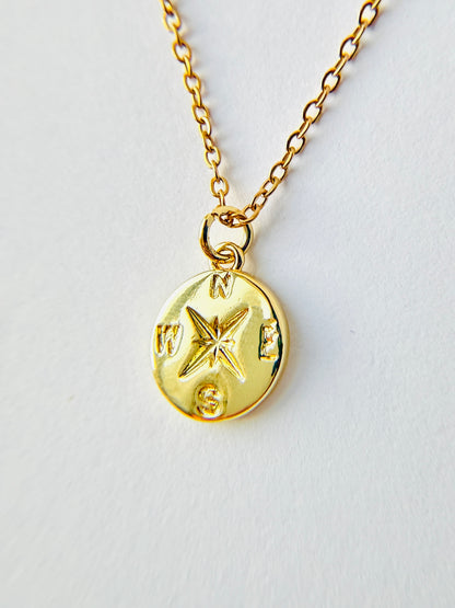 Compass Charm Necklace