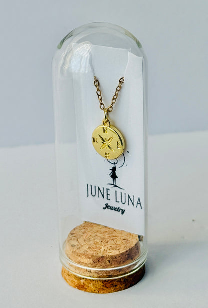 Compass Charm Necklace