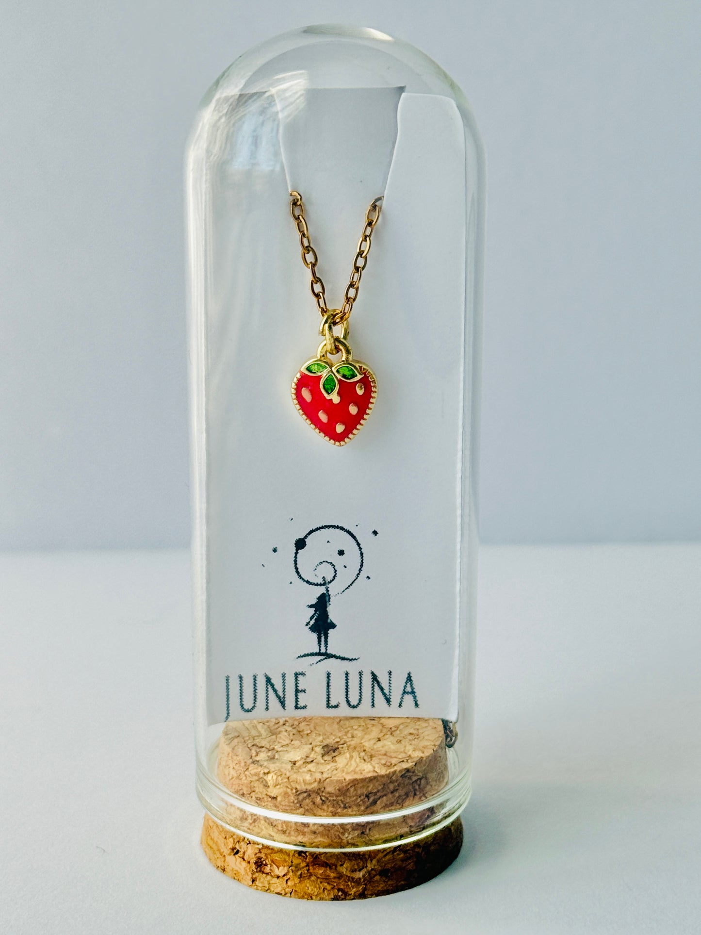 Strawberry Charm Necklace