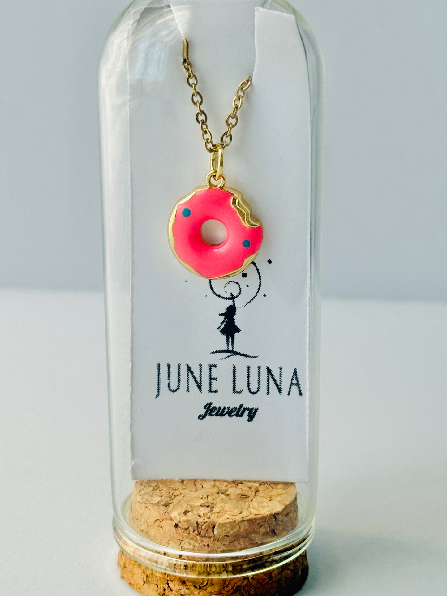 Donut Charm Necklace